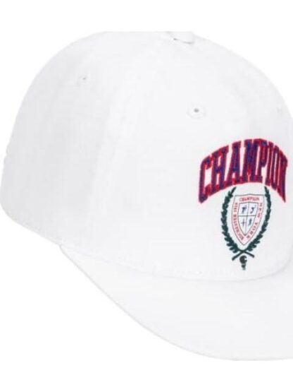GORRA CHAMPION LAUREL SHIELD FLAT BRIM ADJUSTABLE HAT BLANCO CHAMPION - Image 4