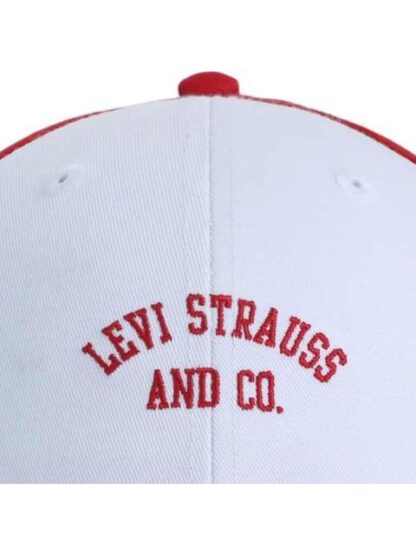 GORRA DE BEISBOL ROJO LEVIS STRAUSS - Image 3