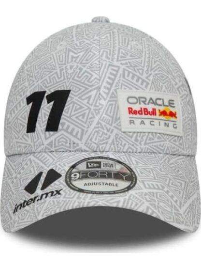 GORRA RED BULL RACING CHECO PEREZ GRIS NEW ERA CAP