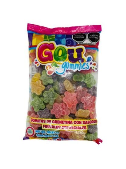 GOU GOMITAS ESTRELLA CON SABORES FRUTALES 1 KG