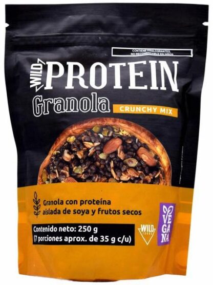 GRANOLA CRUNCHY MIX 250 G WILD PROTEIN