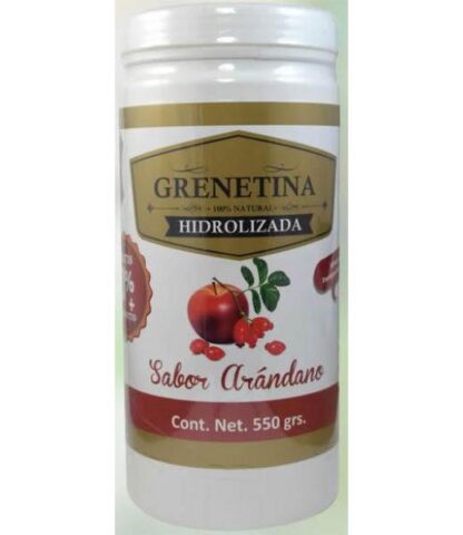 GRENETINA HIDROLIZADA SABOR ARANDANO 500 G PRETTY BEE