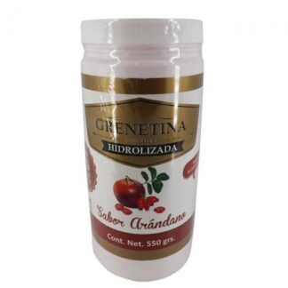 GRENETINA HIDROLIZADA SABOR ARANDANO 550 GRS. MIEL SALUD Y VIDA