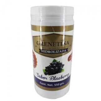 GRENETINA HIDROLIZADA SABOR BLUE BERRY 550 GRS. MIEL SALUD Y VIDA