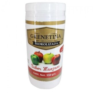 GRENETINA HIDROLIZADA SABOR MANZANA 550 GRS. MIEL SALUD Y VIDA