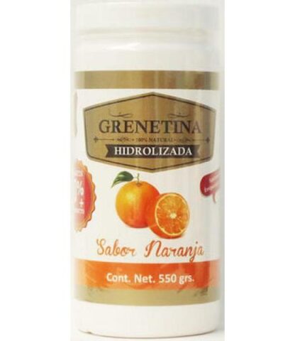 GRENETINA HIDROLIZADA SABOR NARANJA 500 G PRETTY BEE