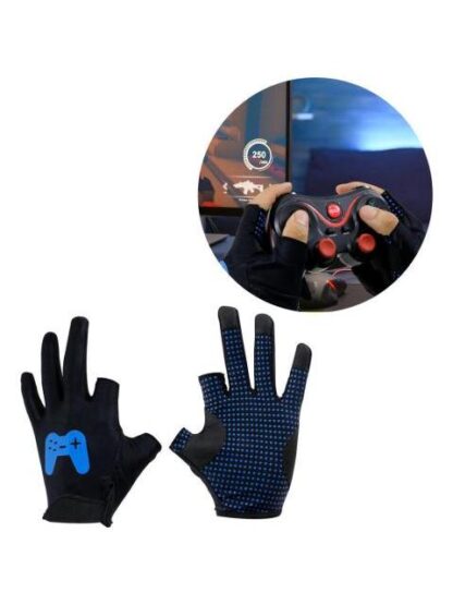 GUANTES GAMER ANTIDESLIZANTE PROFESIONAL DEDOS ANTI SUDOR
