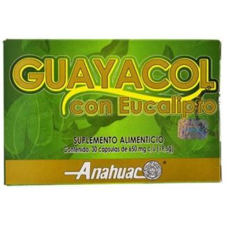 GUAYACOL CON EUCALIPTO 30 CAP ANAHUAC