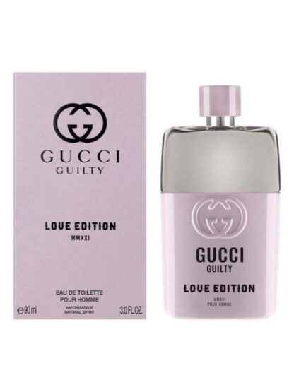 GUCCI GUILTY LOVE EDITION MMXXI POUR HOMME 90ML EDT SPRAY - Image 2