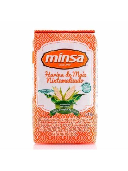HARINA DE MAIZ MINSA BOLSA 1 KILOGRAMO
