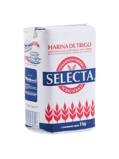 HARINA DE TRIGO SELECTA BOLSA 1 KILOGRAMO