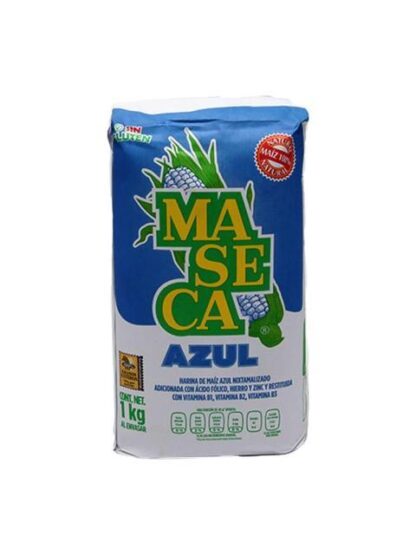 HARINA MAIZ MASECA AZUL BOLSA 1 KILOGRAMO