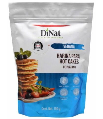 HARINA PARA HOT CAKES DE PLATANO 350 G DINAT