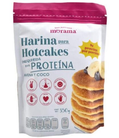 HARINA PARA HOTCAKES CON PROTEINA 350 G MORAMA