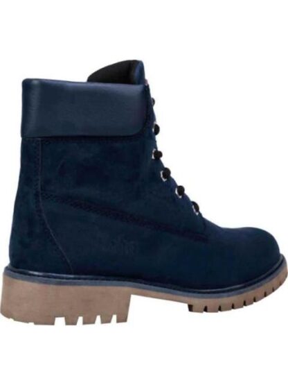 BOTIN CASUAL TIPO LEÑADOR AGUJETA AZUL MARINO KEBO - Image 3