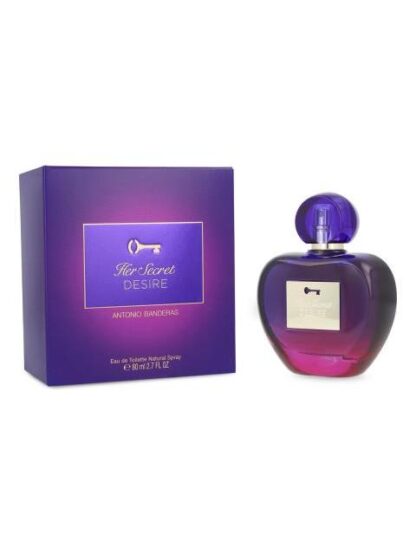 HER SECRET DESIRE 80 ML EDT SPRAY ANTONIO BANDERAS - MUJER