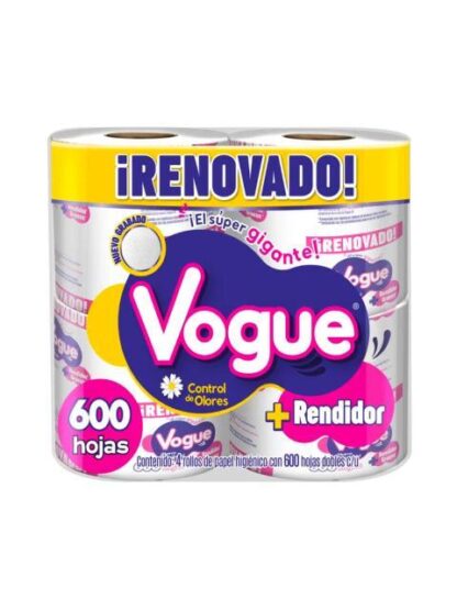 HIGIENICO VOGUE 600 HOJAS