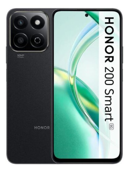 HONOR 200 SMART 5G 256GB - 4GB RAM DUAL DESBLOQUEADO NUEVO NEGRO