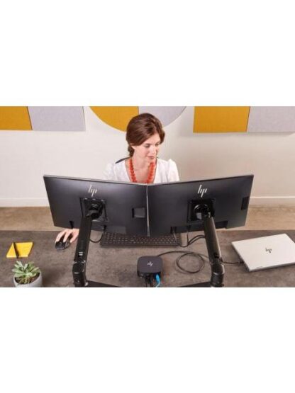 HP DOCKING STATION 5TW13AA USB 3.1 4X USB 3.2 2X USB 3.2 C 1X HDMI 2X DISPLAYPORT 1X RJ-45 NEGRO - Image 9