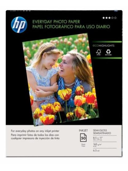 HP PAPEL FOTOGRAFICO SEMI SATINADO 200G-M² TAMANO CARTA 50 HOJAS - Image 4