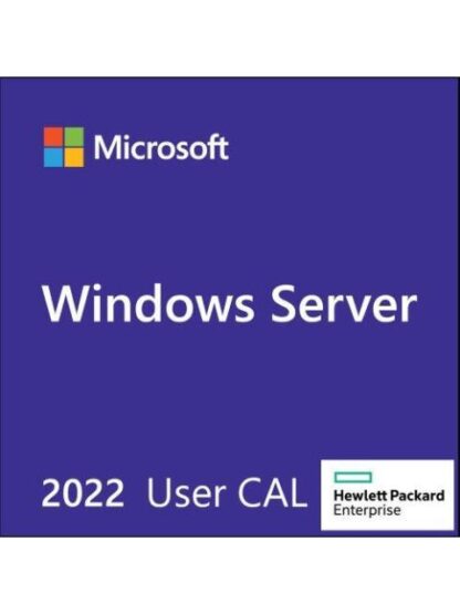 HPE MICROSOFT WINDOWS SERVER 2022 CAL 64-BIT 5 USUARIOS PLURILINGÜE