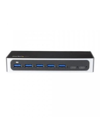 STARTECH  HUB USB 3.0 USB C 5X USB-A 2X USB C 5000 MBIT-S NEGRO-PLATA - Image 4