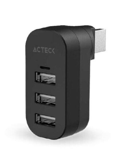 HUB USB 2.0 PORT X4R DH421 ACTECK ADVANCED SERIES HUB PORTATIL 3 EN 1