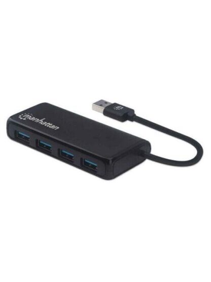 MANHATTAN HUB USB 3.2 MACHO - 4X USB 3.2 HEMBRA 5000 MBIT-S NEGRO - Image 2