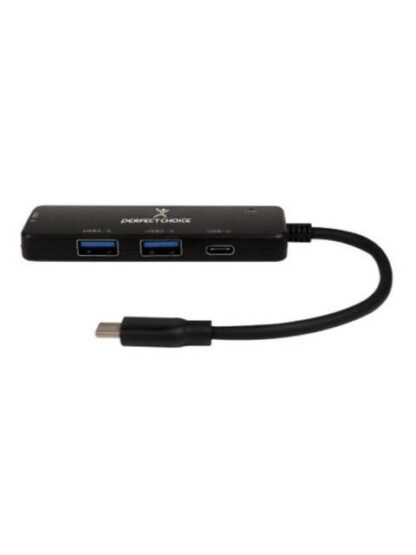 HUB USB PERFECT CHOICE USB-C M - USB-C H USB-A H 5 GBIT S - Image 2