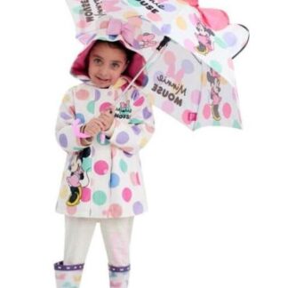 IMPERMEABLE ESTAMPADO BEIGE MINNIE MOUSE