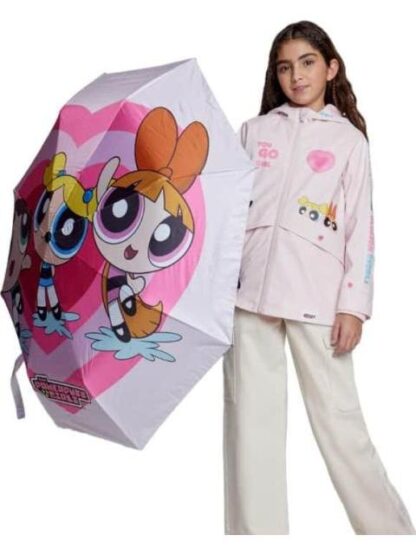 IMPERMEABLE IMPERMEABLE ESTAMPADO ROSA LAS CHICAS SUPER PODEROSAS - Image 6