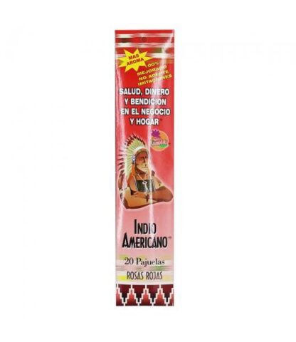 INCIENSO ROSAS ROJAS INCIENSO INDIO AMERICANO