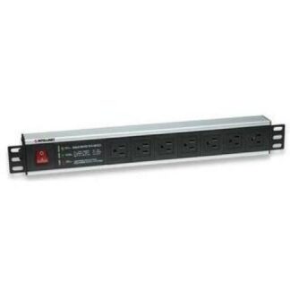 INTELLINET BARRA MULTICONTACTO DE 7 POSICIONES PARA RACK-GABINETE 19 - TIPO EEUU