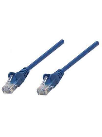 INTELLINET CABLE PATCH CAT5E UTP 100% COBRE RJ-45 MACHO - RJ-45 MACHO 50CM AZUL