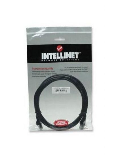 INTELLINET CABLE PATCH CAT6 UTP 100% COBRE RJ-45 MACHO - RJ-45 MACHO 3 METROS NEGRO - Image 4