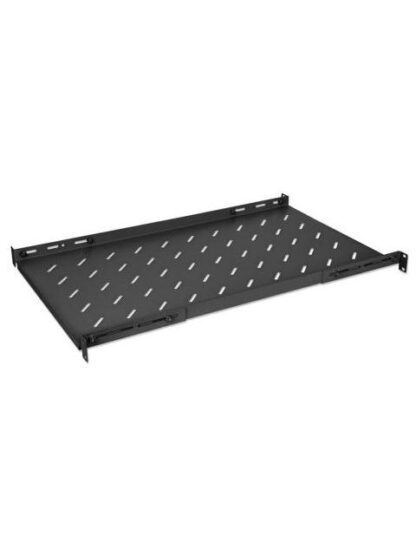 INTELLINET CHAROLA AJUSTABLE PARA RACK 19 1U 20 KG NEGRO
