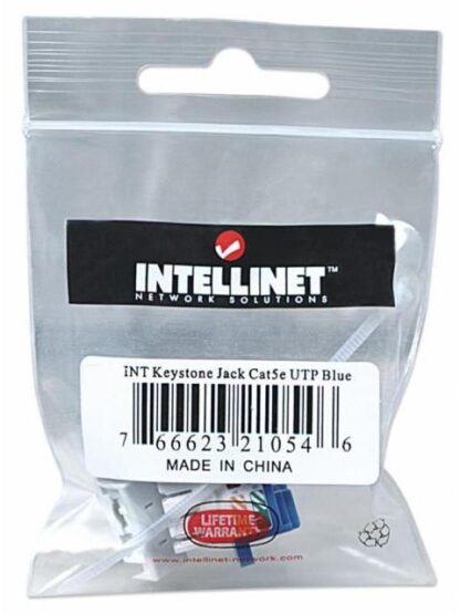 INTELLINET JACK CATEGORIA 5E RJ-45 AZUL - Image 4