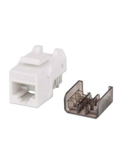 INTELLINET JACK DE RED CAT6A UTP RJ-45 BLANCO-NEGRO - Image 2
