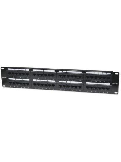 INTELLINET PANEL DE PARCHEO CAT5E 2U 48 PUERTOS