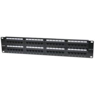 INTELLINET PANEL DE PARCHEO CAT6 2U 48 PUERTOS