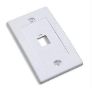 INTELLINET TAPA PARA CAJA (FACEPLATE) 163286 MONTAJE AL RAS 1 SALIDA BLANCO