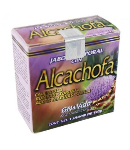 JABON ALCACHOFA 150GR C CALENDULAROMEROTORONJAALGAS MARINAS Y SAB GN+VIDA