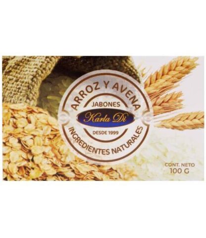 JABON ARROZ AVENA 100 G KARLA DI