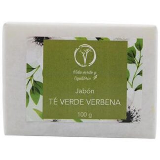 JABON ARTESANAL TE VERDE VERBENA 100 G VIDA VERDE Y E.