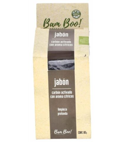 JABON CARBON CITRICOS 80 G BAM BOO LIFESTYLE