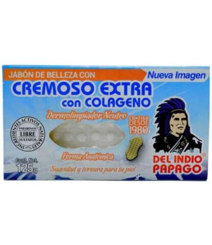 JABON DE COLAGENO 125 G DEL INDIO PAPAGO