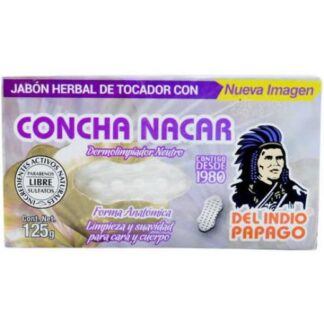 JABON DE CONCHA NACAR 125 G DEL INDIO PAPAGO
