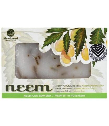 JABON DE NEEM CON ROMERO 140 G MANDUMED