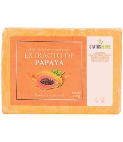 JABON DE PAPAYA 110 G STATUS VERDE