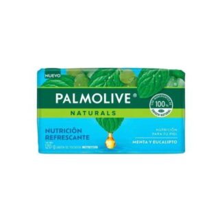 JABON EN BARRA PALMOLIVE NATURALS MENTA Y EUCALIPTO 120 G